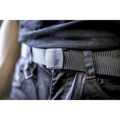 NITRAS riem met kunststof gesp, zwart Polyester: 100% | Pak (1 stuk)