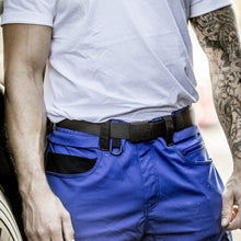 NITRAS riem met kunststof gesp, zwart Polyester: 100% | Pak (1 stuk)