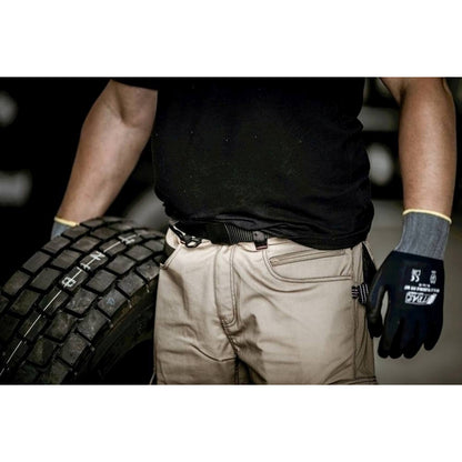 NITRAS riem met kunststof gesp, zwart Polyester: 100% | Pak (1 stuk)