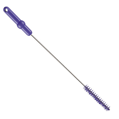 De ROHRBÜRSTE, ø 0,50MM HART 500Xø 20MM van Haug Bürsten KG heeft een duurzame borstelkop en een stevige handgreep - ideaal voor het reinigen van flessen of smalle containers en perfect voor een effectieve buisreiniging.