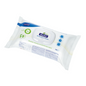 Een verpakking Hartmann Bacillol® 30 Sensitive Green Tissues Snelle Desinfectiedoekjes | Verpakking (120 doekjes) van Paul Hartmann AG. De witte verpakking heeft blauwe en groene accenten en bevat een tekst die aangeeft dat het 120 op alcohol gebaseerde, milieuvriendelijke reinigings- en desinfectiedoekjes bevat. Aan de voorkant bevindt zich een hersluitbaar etiket met productinformatie.
