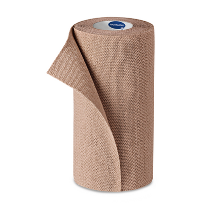 Hartmann Pütter-haft, cohesieve korte rekverband, 12 cm x 5 m, afzonderlijk in vouwdoos