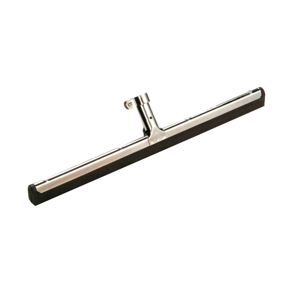 De Haug Bürsten waterschuiver, tweelippig - 1 stuk van Haug Bürsten KG is gemaakt van een metaal- en rubberconstructie en heeft een lange, rechte handgreep, perfect voor het reinigen en drogen van oppervlakken.