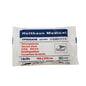 De verpakking van de Holthaus Medical YPSISAVE reddingsdeken goud/zilver (160 x 210 cm) biedt bescherming tegen kou, is meertalig geëtiketteerd en toont prominent de merknaam Holthaus Medical GmbH & Co. KG evenals het referentienummer 61620.