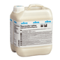 5-liter kunststofcontainer van de Thermodur-satina zijdeglans universele dispersie van Johannes Kiehl KG, met schroefdop en meertalige product- en veiligheidsinformatie op het vooretiket; levering in karton met 2 flessen.