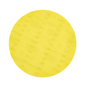 Het Kiehl-Woodmaster-Pad schuurpad rond van Johannes Kiehl KG, 16" (40,6 cm) met korrel 60, heeft een groot, rond, geel gestructureerd oppervlak; de verpakking bevat 10 pads - ideaal voor efficiënt schuren.