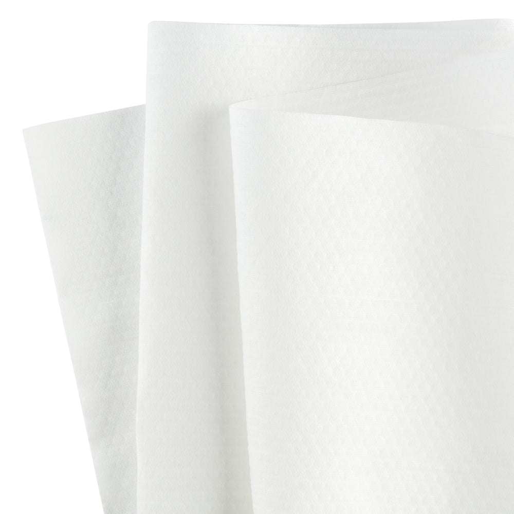 De WypAll® X70 PowerClean Grootrol van Kimberly-Clark GmbH biedt 870 witte doeken met een fijne diamantstructuur - ideaal voor industriële reiniging.