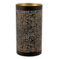 Papstar Securit® kandelaar Ø 8 cm x 15 cm zwart/goud