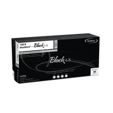 MaiMed-Black LX PF latex wegwerponderzoekshandschoenen, poedervrij, 100 stuks/doos