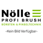 Logo voor Nölle Profi Brush Borstel- & Pinseltechniek e.K., met groene penseelstreken, daaronder de tekst "BORSTEL- & PENSELTECHNIEK" en "-Geen Afbeelding Beschikbaar-"; verwijst naar de schilderroller Vestan 25 cm, 20 mm poolhoogte voor schilderwerken.