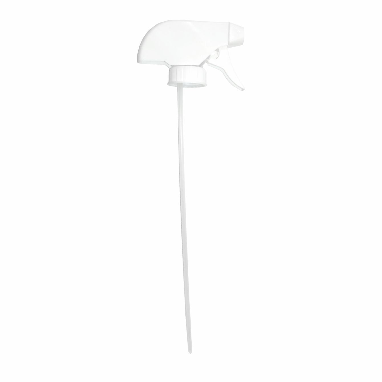 De Arcora Spuitpistool Voor 1L Flessen Profi Maxi T van Arcora International GmbH is een wit kunststof spuitpistool met een lange dompelbuis, ideaal voor de professionele reiniging en afgebeeld op een eenvoudige witte achtergrond.