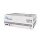 De afbeelding toont een grote, witte, rechthoekige doos met Papernet papieren handdoeken 421568 van Sofidel Germany GmbH met merklogo en productdetails. De doos bevat 3990 doeken in 2-laags V-vouw vorm, verdeeld over 15 verpakkingen, en benadrukt zo efficiënte hygiëneoplossingen.