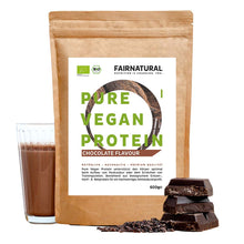 Biologische vegan eiwitpoeder chocolade zonder soja