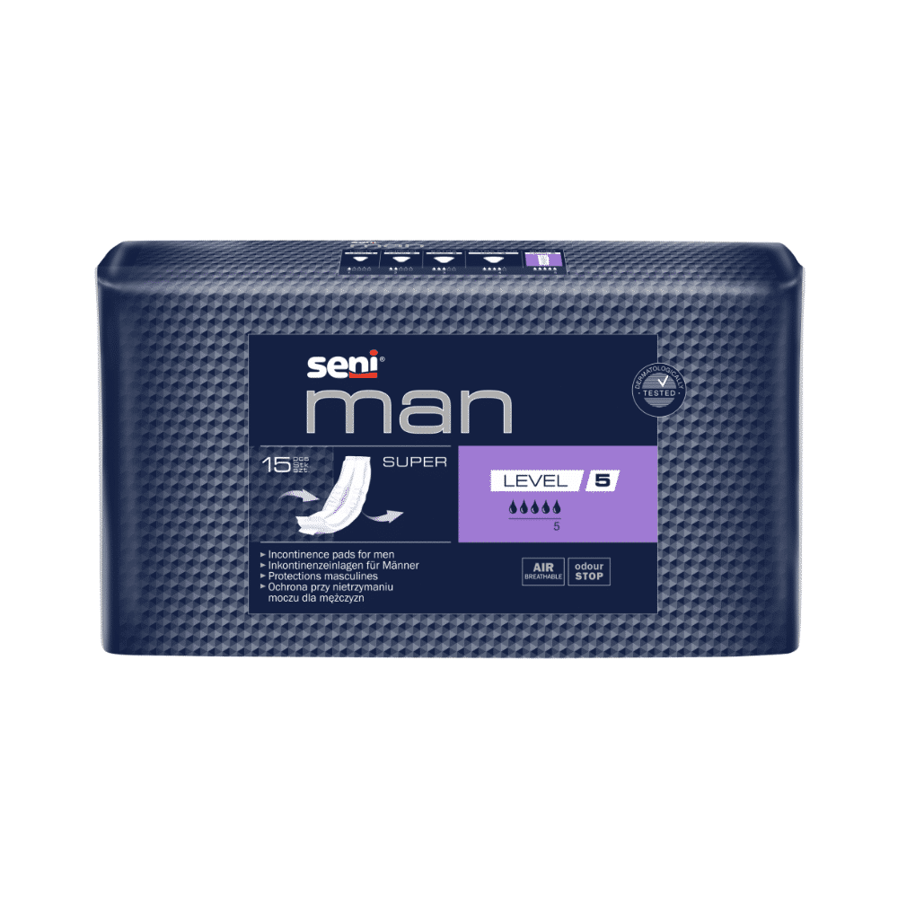 Incontinentieverband voor mannen, inlegger