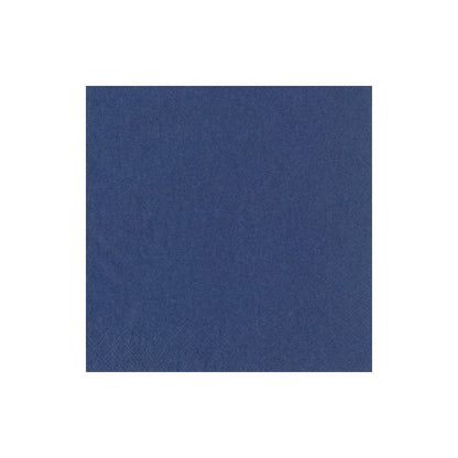 Ein schlichtes, unifarbenes, mittelblaues Quadrat auf weißem Grund, das an den Look der PAPSTAR 250 Servietten, 3lagig 1/4-Falz von PAPSTAR GmbH erinnert, die man oft in klassischen Esszimmern sieht.