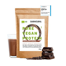 Biologische vegan eiwitpoeder chocolade zonder soja