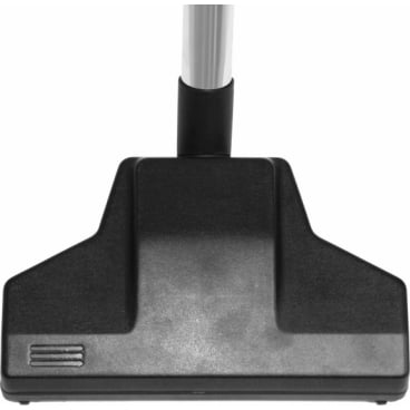 Eine Nahaufnahme des Arcora International GmbH Arcora M 5 And Pro1.1 Turbodüse | 1 Stück Staubsauger-Bodenaufsatzes mit Metallgriff, der die kraftvolle Reinigungsleistung hervorhebt, isoliert auf einem weißen Hintergrund.