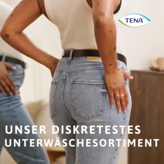 Tena Silhouette Plus Black Incontinentie broek maat. M | Pack (12 stuks)