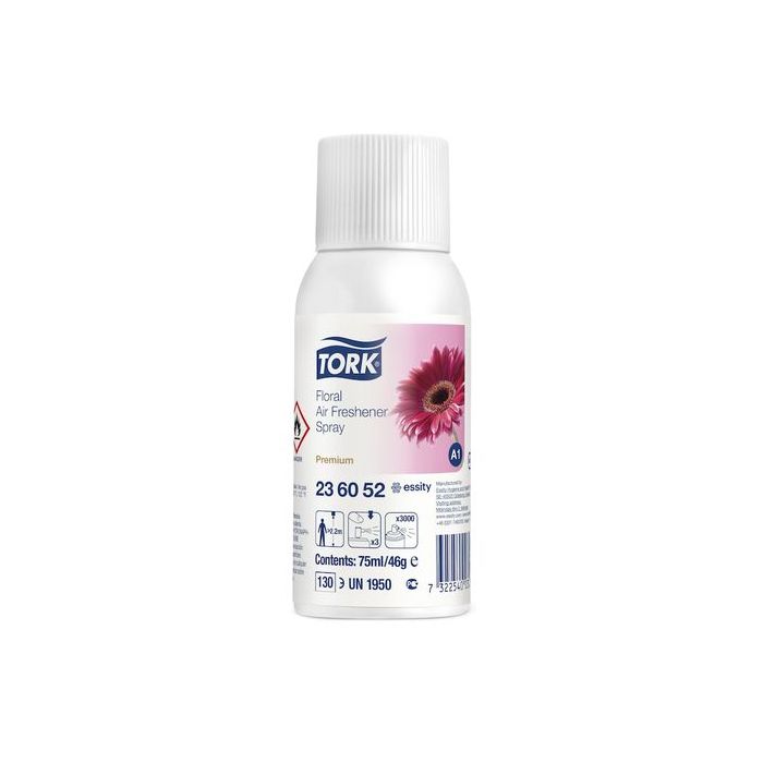 Tork luchtverfrisser spray met bloemengeur | Fles (75 ml)