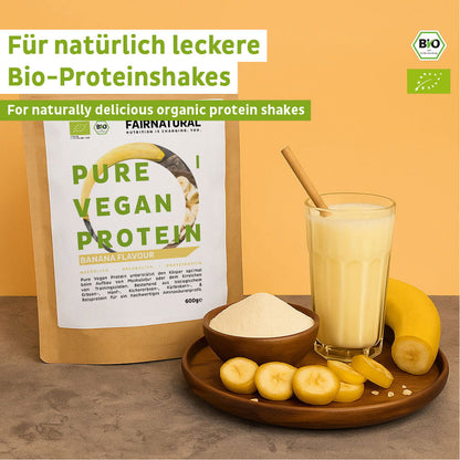 Biologische vegan eiwitpoeder banaan zonder soja