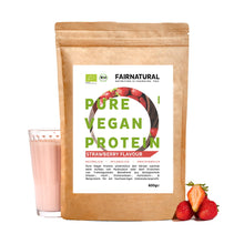 Biologische vegan eiwitpoeder aardbei zonder soja