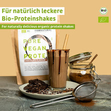 Biologische vegan eiwitpoeder chocolade zonder soja