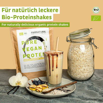 Biologisch veganistisch eiwitpoeder vanille zonder soja