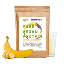 Biologische vegan eiwitpoeder banaan zonder soja