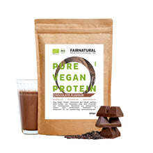 Biologische vegan eiwitpoeder chocolade zonder soja