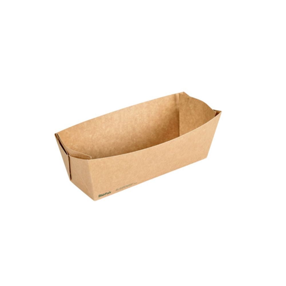 De Viking Slim Brick Box van Duni GmbH is een 1100 ml bruine karton/PLA-schaal met naar boven hellende zijkanten en licht gebogen randen. Gemaakt van FSC-gecertificeerd karton biedt het een aantrekkelijke milieuvriendelijke verpakkingsmogelijkheid. Afmeting: 225x85x75 mm, Verpakking (300 stuks).