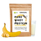 Biologische weiproteïnepoeder banaan