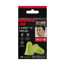 Die 3M™ Gehörschutzstöpsel E-A-Rsoft™ FX™ aus weichem Polyurethanschaum sind gelb, bieten SNR 37 dB und kommen als 5 Paar/Packung von 3M Deutschland GmbH - ideal für laute Umgebungen.