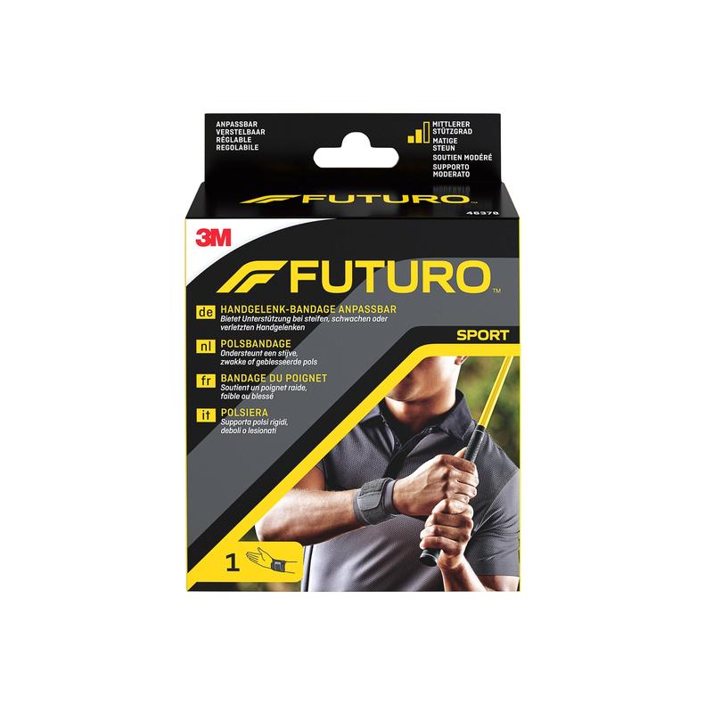 FUTURO™ verstelbare polsbandage 46378, verstelbaar SPORT (14,0 - 24,1 cm) | Pak (1 stuk)