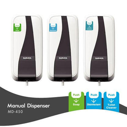 Saraya MD-450 desinfectiemiddel- & zeepdispenser | 1 stuk