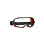 3M™ GoggleGear™ 6000 veiligheidsbril met volledig zicht, rood frame, Scotchgard™ anticondens-/antikrascoating (K&N), heldere lens, GG6001SGAF-RED-EU, 10 per verpakking | Pak (1 stuk)