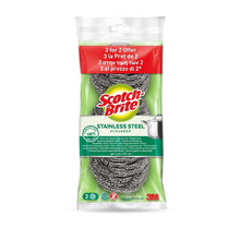 Scotch-Brite® roestvrijstalen spiraal, 2 per verpakking + 1 gratis | Pak (3 stuks)