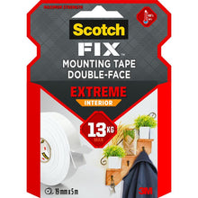 Scotch-FIX™ extreem dubbelzijdige montagetape voor binnen PGS05-1950-P, 19 mm x 5 m, 1 rol/pak | Pak (1 rol)