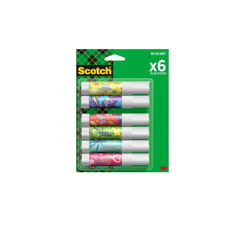 Scotch® permanente lijmstick 8 g, 6 sticks/pak | Pakket (1 set)