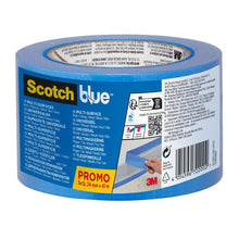 ScotchBlue™ afplaktape voor meerdere oppervlakken, 24 mm x 41 m, 3 rollen/pak, 100% PEFC, SGSCH-PEFC-COC-110078 | Pak (3 rollen)