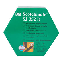 3M™ Klittenband SJ352D, Zwart, 25 mm x 5 m, 4,4 mm, Binnen, Dispenserdoos | Pak (1 stuk)