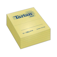 Tartan™ Notes 12776, Geel, 76 mm x 127 mm, 12 pads/pak, 100% PEFC, SGSCH-PEFC-COC-110078 | Pak (12 stuks)