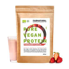 Biologische vegan eiwitpoeder aardbei zonder soja